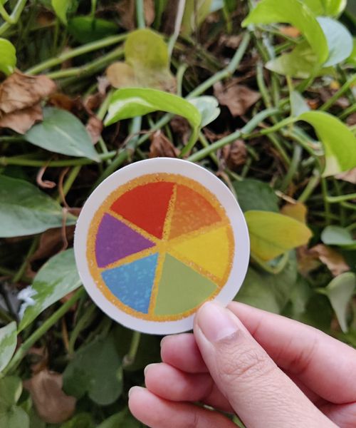 Rainbow Pizza sticker